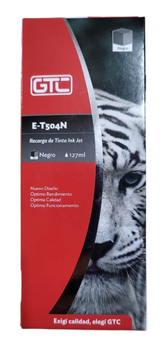 Botella De Tinta T504 Negro Impresora L3250 4150 6161 L4150