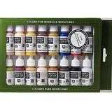 Colores Vallejo Cara - Piel Paint Set, 16-colors, 17 Ml.