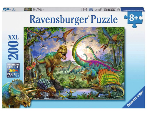 Rompecabezas Dinosaurios P/niños 200 Pzas Xxl Ravensburger