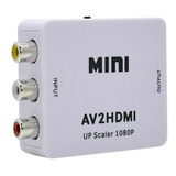 Mini Adaptador Convertidor Rca Audio Video (av) A Hdmi.