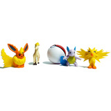 Figuras Pokémon Flareon Rapidash + Poke Ball Juguete Niños