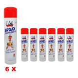 Kit 6 Spray Desmoldante 400ml Iceberg Chef Untar Forma