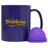 Kit Mini Disco Menstrual Violeta Cup Duo Cor Violeta