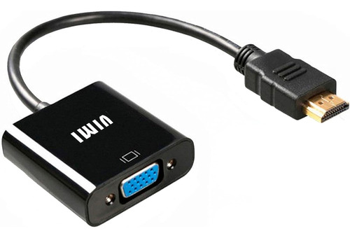 Adaptador Hdmi A Vga Con Salida De Audio 3.5 Mm Cable