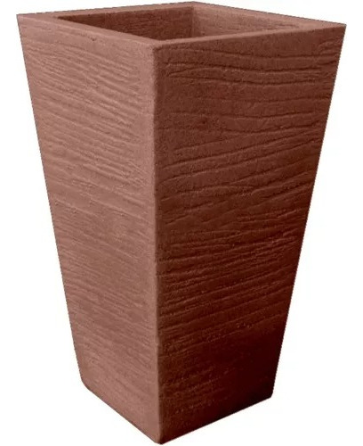 Vaso Quadrado Textura Luxo Planta Casa Jardim Varanda N4