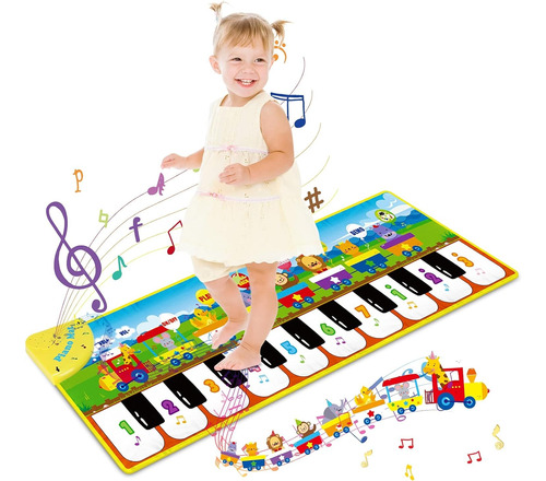 Tapete Alfombra Teclado Musical Niños De 1 A 6 Años Educativ
