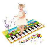 Tapete Alfombra Teclado Musical Niños De 1 A 6 Años Educativ