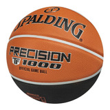 Pelota Basquet Spalding Precision Oficial Basketball N 7 Color Naranja/negro
