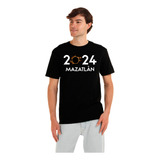 Playera Eclipse Total Solar 2024 Diseño 36 Mazatlán Beloma