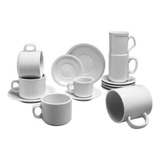 Set 24 Piezas Tazas Cafe Con Plato Tsuji Linea 1800  Cs