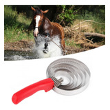 Cepillo De Metal Horse Curry Peine Para Picar Ganado, 6 Anil