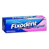 Fixodent Dentadura Adhesivo Crema Original Fuerte Y Larga