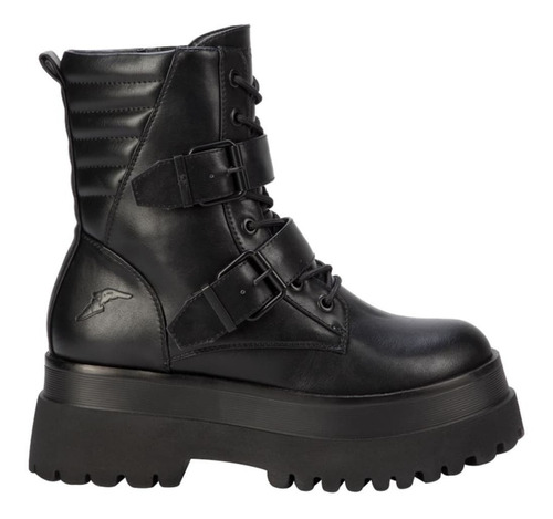 Bota Corta Combat De Plataforma Goodyear Rocker De Mujer