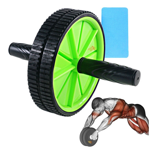 Roda Aparelho Abdominal Rolo Exercício Lombar Treino Fitness