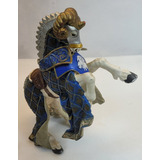 Cavalo Medieval Papo Raro Azul 
