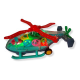 Juguetes Niños Helicóptero Transparente 