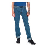 Calça Jeans Levis Masculina 501 Original Azul Médio