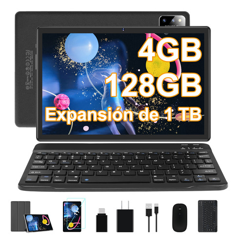 Tablet 5g Wifi Pad 10.1'' Hd 64+4gb Ram Memoria Y Teclado