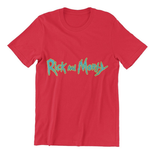 Polera Unisex Rick And Morty Mono Logo Algodon Estampado