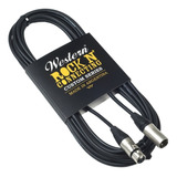 Cable Microfono Xlr - Xlr Balanceado 3m Western P