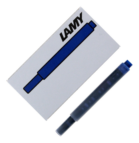Tinta Pluma Fuente Lamy T10 - Cartridges Azul-negro (5 Pcs)