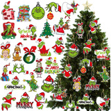 48pcs Colgante De Joyería Decoración Árbol De Navidad Grinch