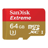 Memoria Microsd Sandisk Extreme 64gb Gopro 4k
