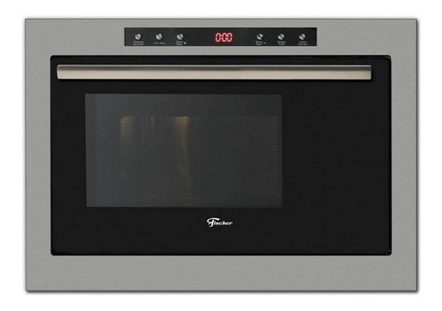 Forno Micro-ondas De Embutir Fischer Infinity 25l Inox Com D