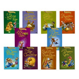Kit 10 Livros De Histórias Infantis Para Crianças Folclore Fábulas Inesquecíveis Galinha Dos Ovos De Ouro, A Lebre E A Tartaruga Entre Outros