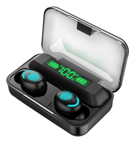 Audífonos In-ear Gamer Inalámbricos Tws F95 Powerbank Negro