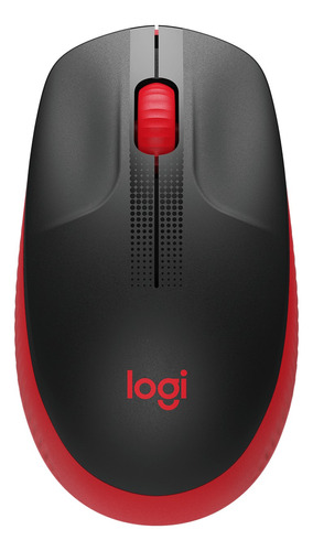 Mouse Logitech M190 Sem Fio Vermelho