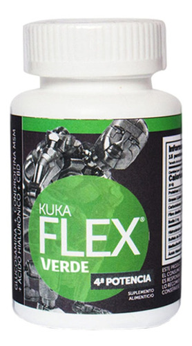 Suplemento En Comprimidos Kukamonga  Kuka Flex Verde Glucosamina En Pote 6000 Un Pack X 200 U