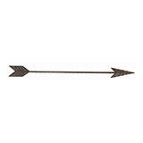 Flecha De Pared De Metal De 18 ''x 0.5'' X 1.5 ''