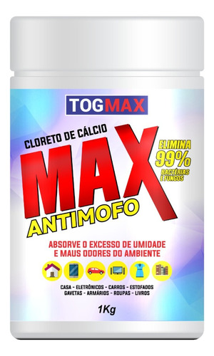 Cloreto De Cálcio 1kg Em Perolas Anti-mofo Forte Exelente