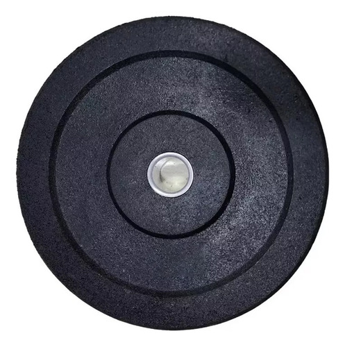 Disco Bumper De 10 Kg Caucho 50mm Gimnasio Olímpico Fitnesas Color Negro