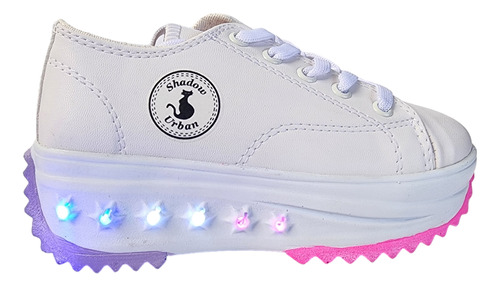 Tenis Chunky Luz Led  Niña Plataforma Moda Sneakers Ligero