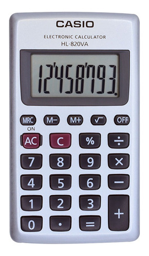 Calculadora Casio Básica Portátil Uso Escolar Hl-820va