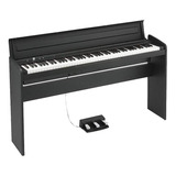 Piano Digital Korg Lp-180 Mueble Pedales Negro Caja Cerrada