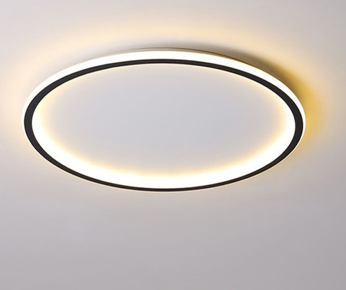 Plafón Aplique Led 58w Luz Cálida 50 X 5cm Moderno Deco