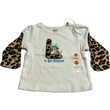 Remera M/larga Gymboree Importada Talle 3-6 Meses