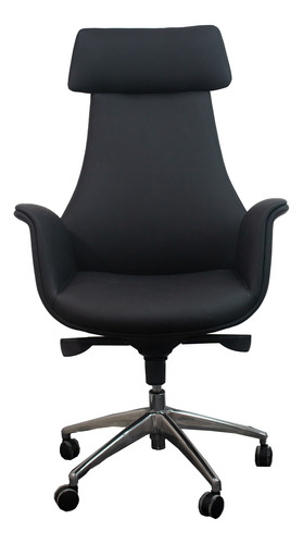 Silla De Oficina Diseño Elevado Asiento Ajustable Ejecutiva