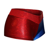 Dilly Duds Midrise - Cheeky-red Y Blue Shorts De Botín Holog