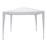 Gazebo Rafia 2,4×2,4mts Acero Polietileno Kushiro Gz-r24 Color Blanco