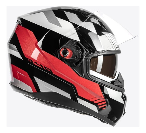 Capacete Moto Fechado Bieffe B40 Spect Óculos Solar