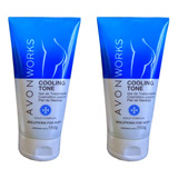 Avon Works Cooling Tone Gel Corporal Para Piel De Naranja -