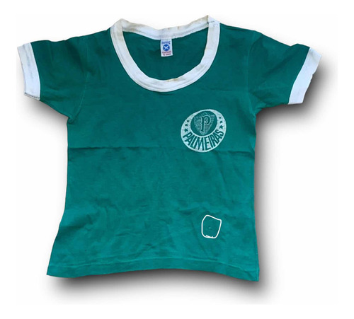 Camisa De Futebol Antiga Palmeiras Hering Infantil Anos 70