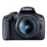 Câmera Canon Eos T7+ Dslr + 18-55mm Ls Cor Preto