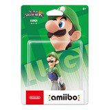 Amiibo Luigi (super Smash Bros) Novo - Raro