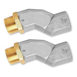 2pcs 3/4 Inch Conector Giratorio De Manguera Combustible Npt