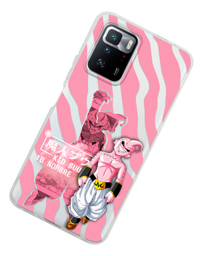 Funda Para Xiaomi Dragon Ball Z Kid Buu Con Tu Nombre